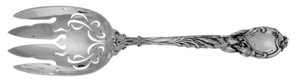 La Parisienne (Sterling, 1902) Vegetable Serving Fork (Solid)