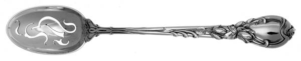 La Parisienne (Sterling, 1902) Pierced Bowl Short Handle Olive Spoon