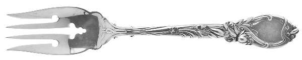 La Parisienne (Sterling, 1902) Large Individual Solid Fish/Salad Fork