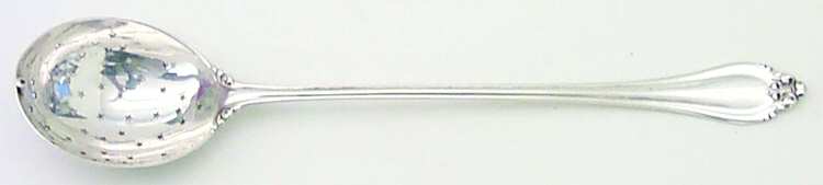 La Perle (Sterling, 1902) Pierced Bowl Short Handle Olive Spoon