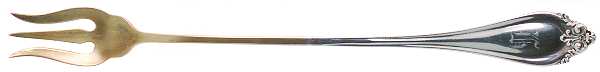 La Perle (Sterling, 1902) Long Handle Olive Fork