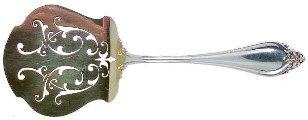 La Perle (Sterling, 1902) Solid Pierced Waffle Server