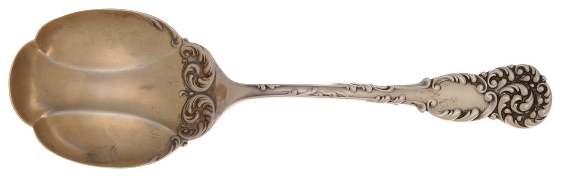 La Reine (Sterling, 1893) Large Jelly Spoon