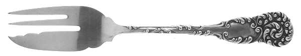 La Reine (Sterling, 1893) Individual Pie Fork