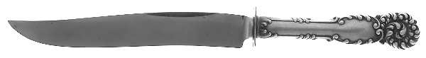 La Reine (Sterling, 1893) Small Steak Carving Knife with Stainless Blade