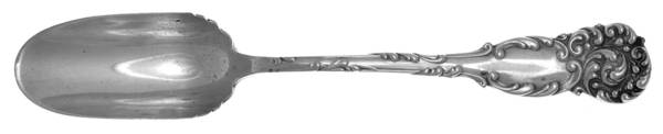 La Reine (Sterling, 1893) Solid Cheese Scoop