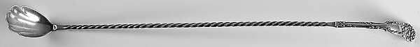 La Reine (Sterling, 1893) Large Claret Spoon, Solid Piece