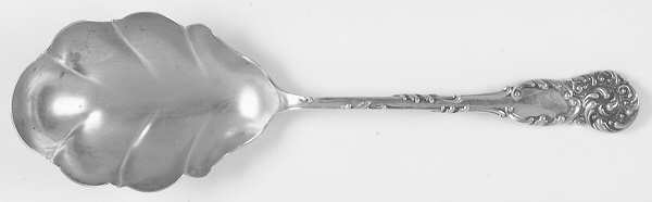 La Reine (Sterling, 1893) Solid Salad Serving Spoon