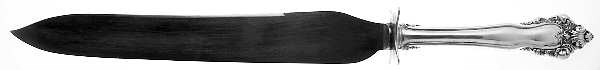 La Splendide (Sterling, 1902) Large Stainless Blade Roast Carving Knife