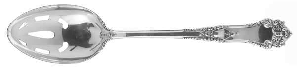La Touraine (Sterling, 1895) Pierced Tablespoon (Serving Spoon)