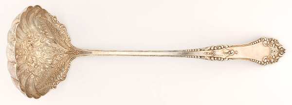 La Touraine (Sterling, 1895) Large Solid Soup Ladle