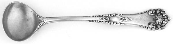La Touraine (Sterling, 1895) Master Salt Spoon