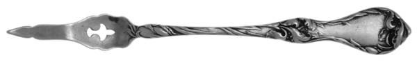 Les Cinq Fleurs (Sterling, 1900, No Monos) One Tine Butter Pick