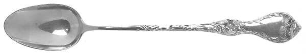 Les Cinq Fleurs (Sterling, 1900, No Monos) Long Handle Sherbet Spoon