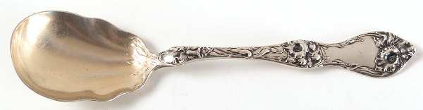 Les Cinq Fleurs (Sterling, 1900, No Monos) Sugar Spoon