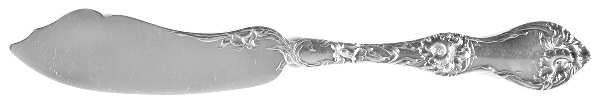 Les Cinq Fleurs (Sterling, 1900, No Monos) Small Individual Solid Fish Knife