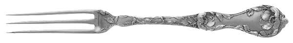 Les Cinq Fleurs (Sterling, 1900, No Monos) Individual Berry Fork