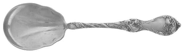 Les Cinq Fleurs (Sterling, 1900, No Monos) Large Jelly Spoon