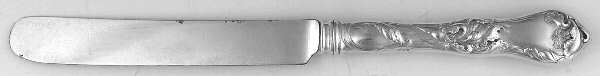 Les Cinq Fleurs (Sterling, 1900, No Monos) Blunt Hollow Knife with Bolster