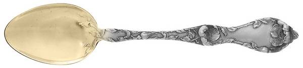 Les Cinq Fleurs (Sterling, 1900, No Monos) Demitasse Spoon