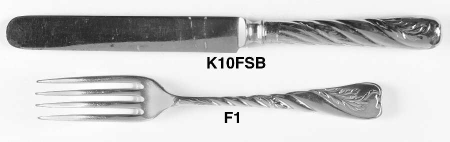 Le Louvre (Silverplate, 1888) Old French Solid Knife with Bolster