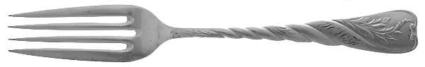 Le Louvre (Silverplate, 1888) Monogram Fork