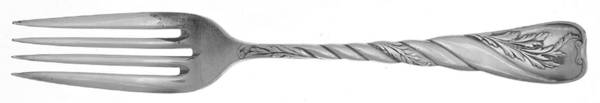 Le Louvre (Silverplate, 1888) Monogram Fork