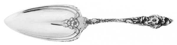 Les Six Fleurs (Sterling, 1901) Cake Server, Solid Piece