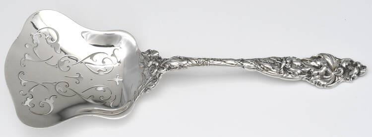 Les Six Fleurs (Sterling, 1901) Solid Asparagus Server