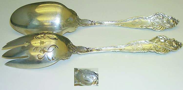 Les Six Fleurs (Sterling, 1901) Solid Serving Set