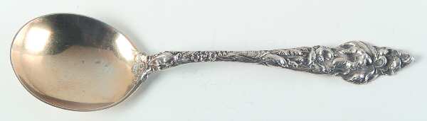 Les Six Fleurs (Sterling, 1901) Round Bowl Soup Spoon (Gumbo)