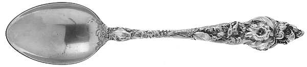 Les Six Fleurs (Sterling, 1901) Dessert/Oval Soup Spoon