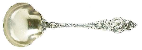 Les Six Fleurs (Sterling, 1901) Solid Gravy Ladle