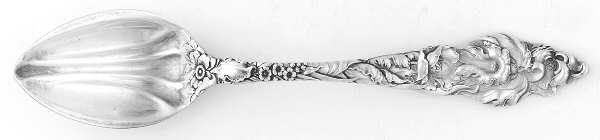 Les Six Fleurs (Sterling, 1901) Fruit/Orange Spoon