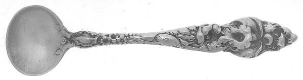 Les Six Fleurs (Sterling, 1901) Master Salt Spoon