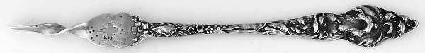 Les Six Fleurs (Sterling, 1901) One Tine Butter Pick