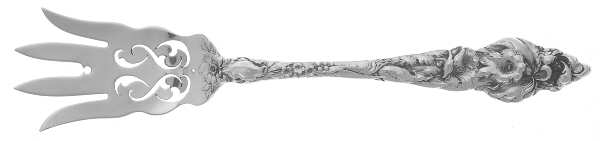 Les Six Fleurs (Sterling, 1901) Medium Chipped Beef Fork