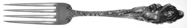 Love Disarmed (Sterling, 1899) Fork-Dessert/Luncheon-Solid Pc