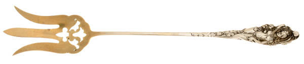 Love Disarmed (Sterling, 1899) Large Lettuce Serving Fork