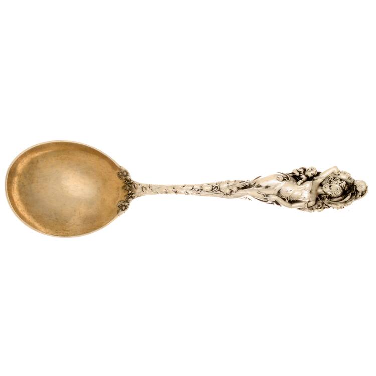 Love Disarmed (Sterling, 1899) Round Bowl Soup Spoon (Gumbo)