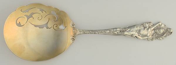 Love Disarmed (Sterling, 1899) Tomato Server, Solid Piece