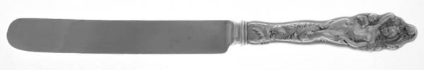 Love Disarmed (Sterling, 1899) Blunt Hollow Table Knife with Bolster