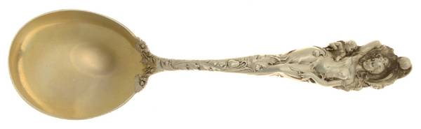 Love Disarmed (Sterling, 1899) Round Bowl Soup Spoon (Gumbo)