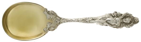 Love Disarmed (Sterling, 1899) Monogram Large Solid Berry/Casserole Spoon