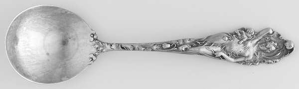 Love Disarmed (Sterling, 1899) Round Bowl Soup Spoon (Bouillon)