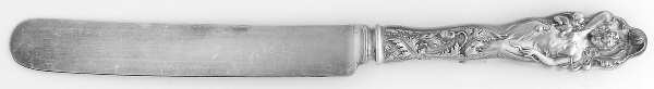 Love Disarmed (Sterling, 1899) Blunt Hollow Table Knife with Bolster