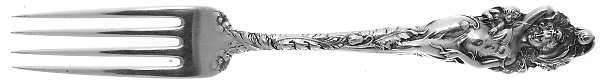Love Disarmed (Sterling, 1899) Fork-Dessert/Luncheon-Solid Pc
