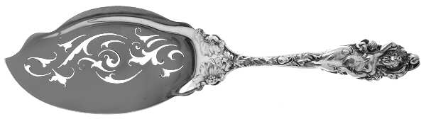 Love Disarmed (Sterling, 1899) Large Solid Fish Serving Knife