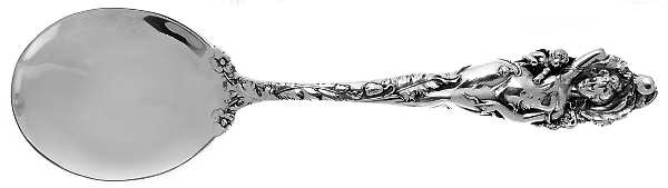 Love Disarmed (Sterling, 1899) Round Bowl Soup Spoon (Gumbo)