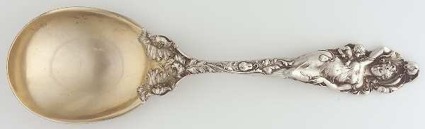 Love Disarmed (Sterling, 1899) Large Solid Berry/Casserole Spoon